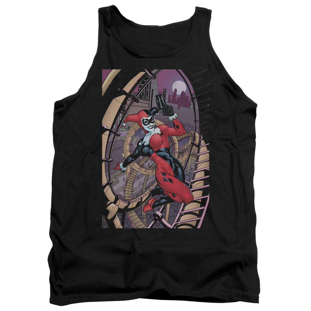 Batman Harley First-Adult Tank - Black - Medium