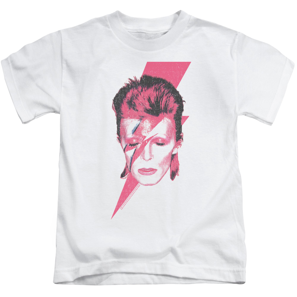 David Bowie Aladdin Sane-S by S Juvenile Short Sleeve Shirt - White - Medium 5 by 6