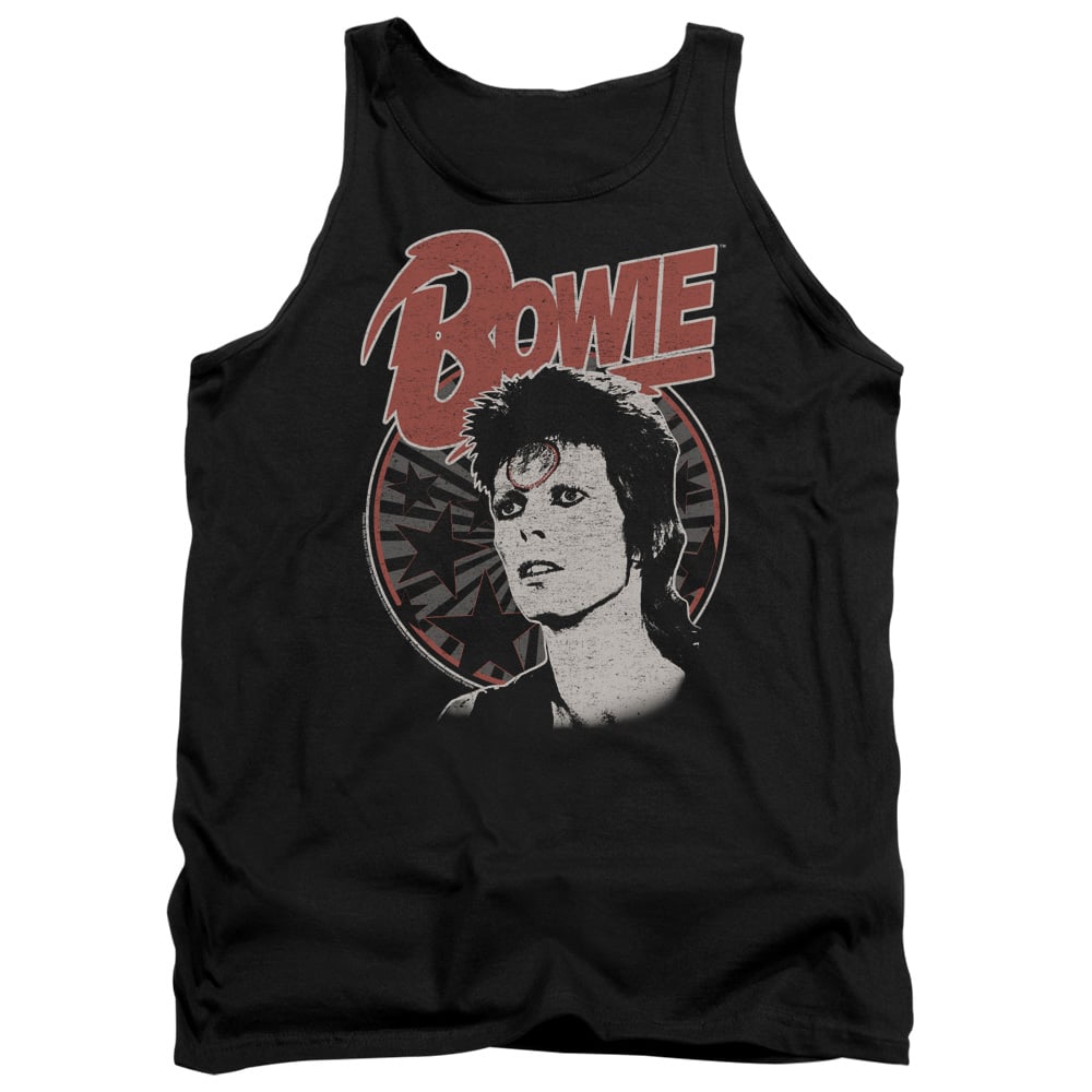 David Bowie Space Oddity-Adult Tank - Black - Small