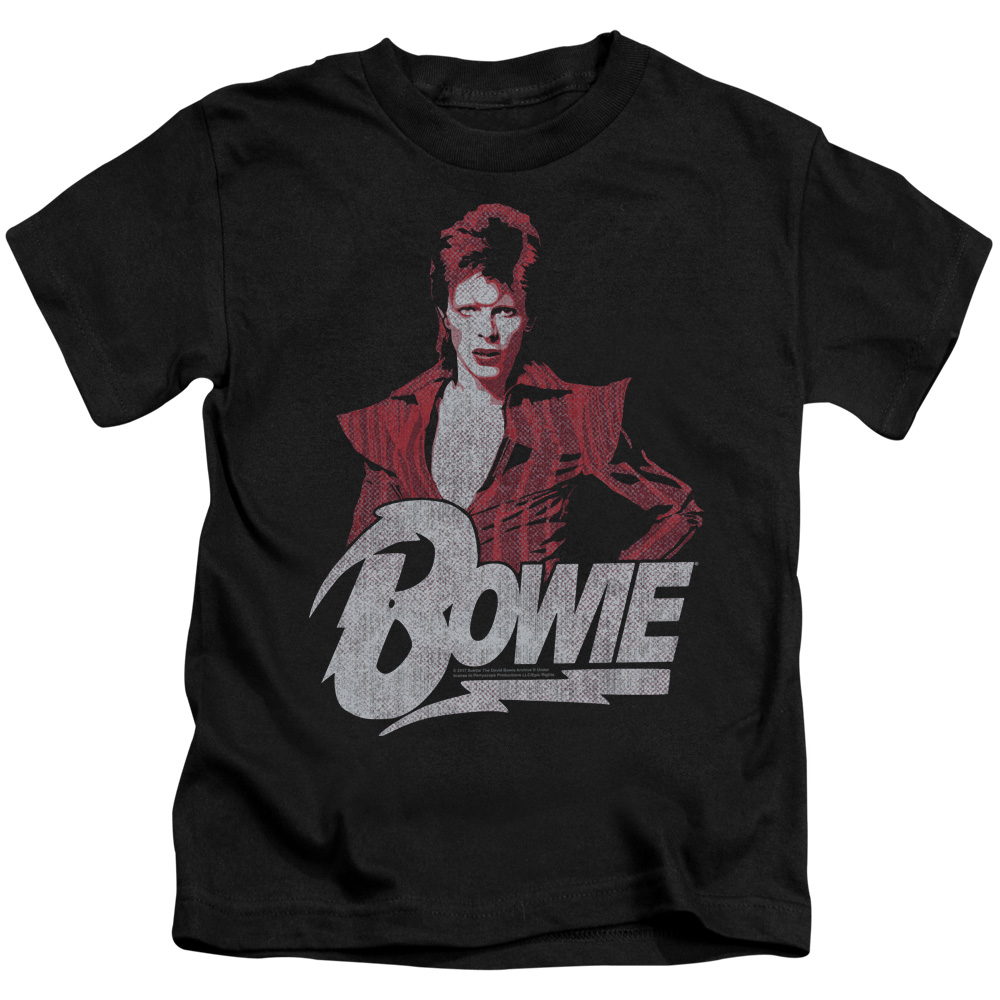 David Bowie Diamond David-S by S Juvenile Short Sleeve Shirt - Black - Medium 5 by 6