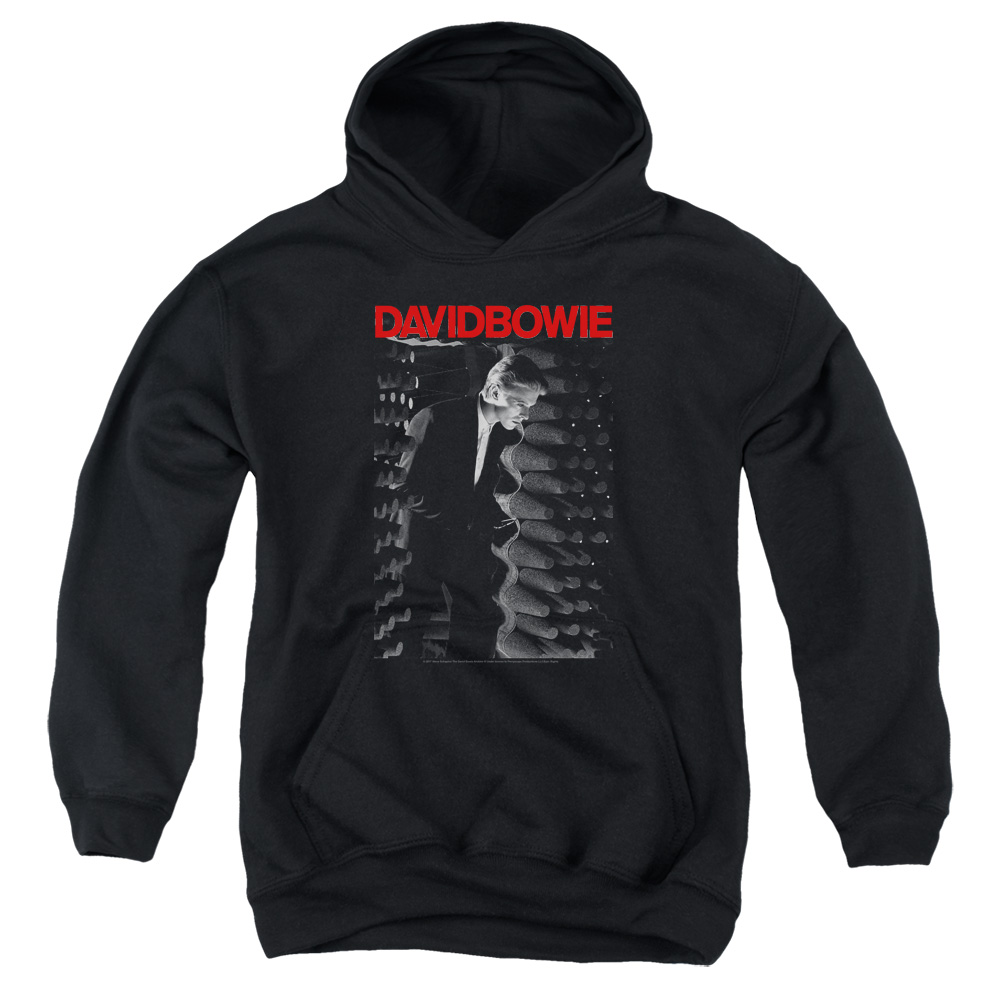 David Bowie Station to Station-Youth Pull-Over Hoodie - Black - Small