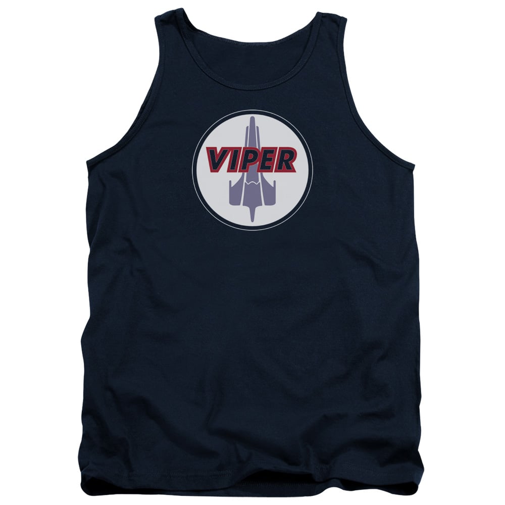 BSG117-TK-2 BSG Viper Badge-Adult Tank, Navy - Medium