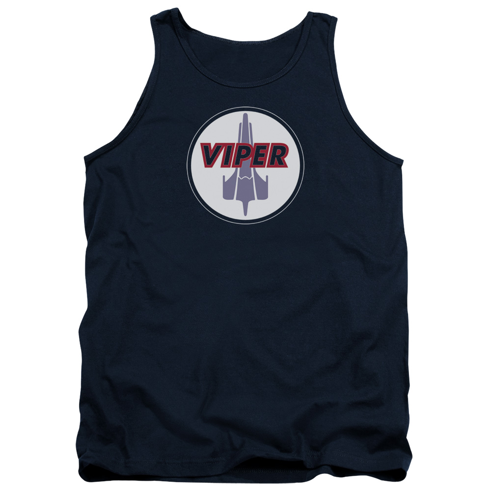 BSG Viper Badge-Adult Tank - Navy - Extra Large