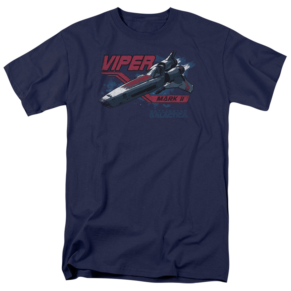 BSG Viper Mark II-S by S Adult Short Sleeve Shirt - Navy - Medium