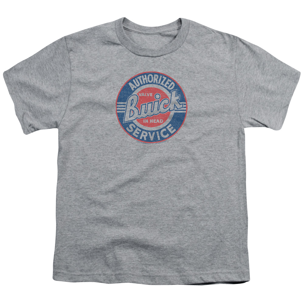 Buick Authorized Service-S by S Youth Short Sleeve Shirt - Athletic Heather - Small