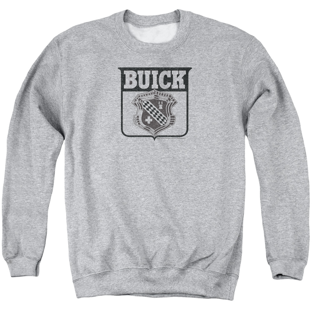 Buick 1946 Emblem-Adult Crewneck Sweatshirt - Athletic Heather - Medium