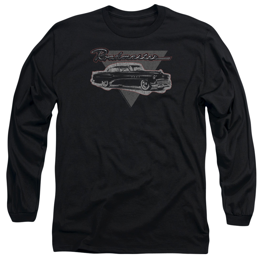 Buick 1952 Roadmaster-Long Sleeve Adult T-Shirt - Black - Medium