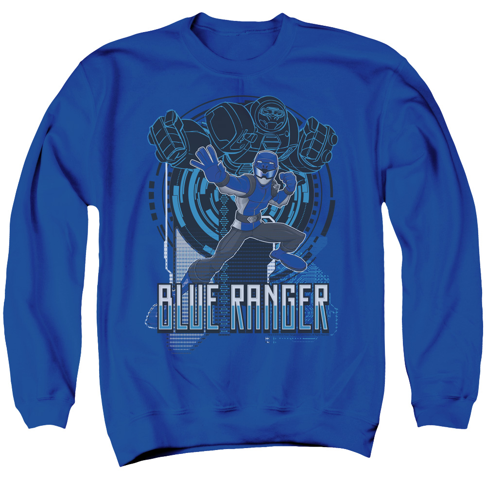 Pwr2404 As 1 Power Rangers Blue Ranger Print Adult Crewneck Sweatshirt Royal Blue Small From Unbeatablesale Com Fandom Shop - roblox power rangers shirt
