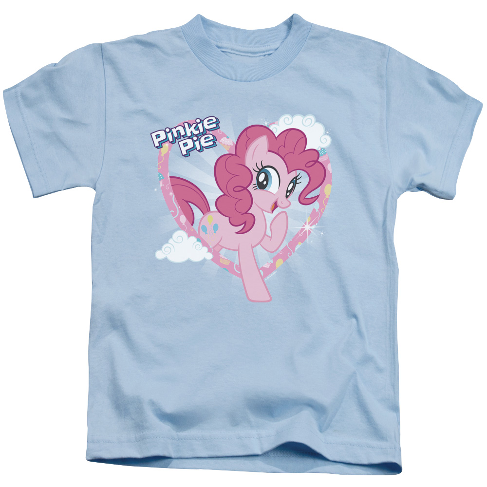 HBRO184-KT-2 My Little Pony TV & Pinkie Pie-Juvenile 18 by 1 Short Sleeve T-Shirt, Light Blue - Medium 5 & 6
