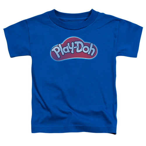 Play Doh & Lid Toddler Short Sleeve T-Shirt, Royal Blue - Medium 3T