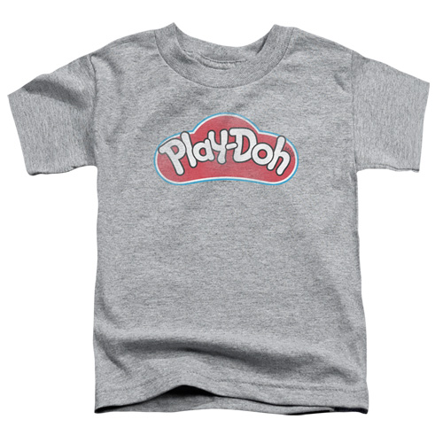 Play Doh & Dohs Toddler Short Sleeve T-Shirt, Athletic Heather - Medium 3T