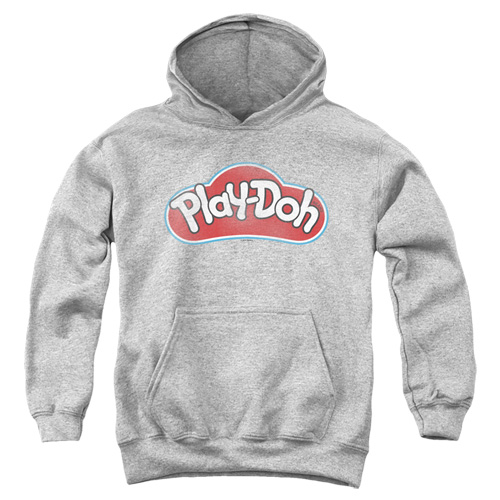 Play Doh & Dohs Youth Hooded Sweatshirt, Athletic Heather - Extra Large
