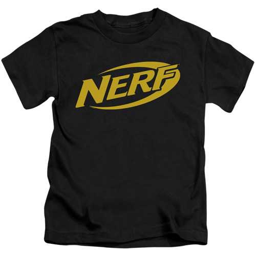 Nerf & Logo 18 by 1 Juvenile Short Sleeve T-Shirt, Black - Small 4
