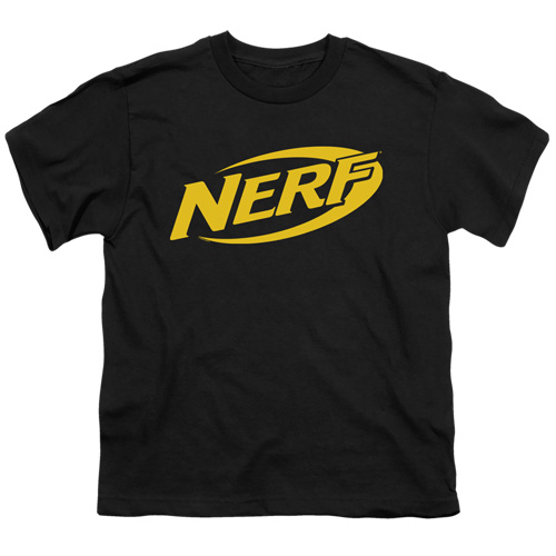 Nerf & Logo 18 by 1 Youth Long Sleeve T-Shirt, Black - Extra Large