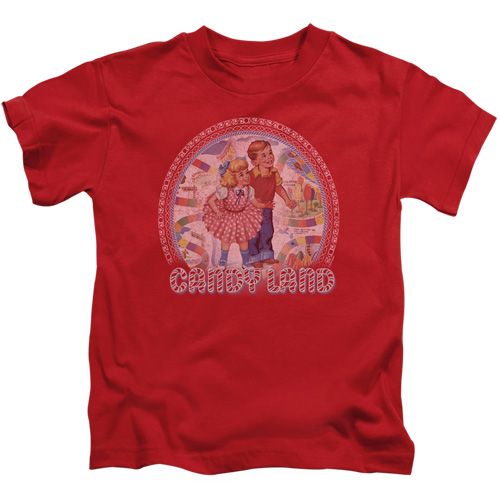 Candy Land Juvenile 18 by 1 Short Sleeve T-Shirt - Red, Large 7