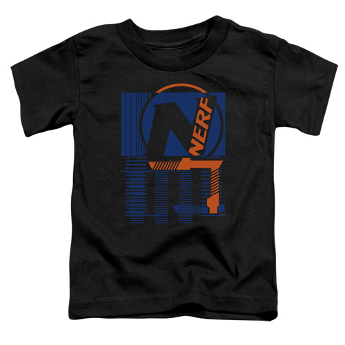 Stretch Armstrong Badge Toddler Short Sleeve T-Shirt - Black, Medium 3T