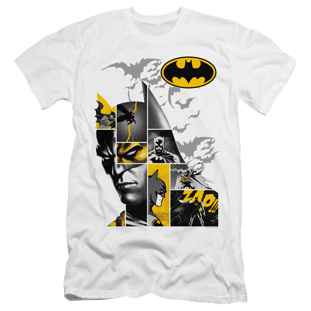 BM2939-PSF-3 Batman Long Live HBO Short Sleeve Adult 30-1 T-Shirt, White - Large