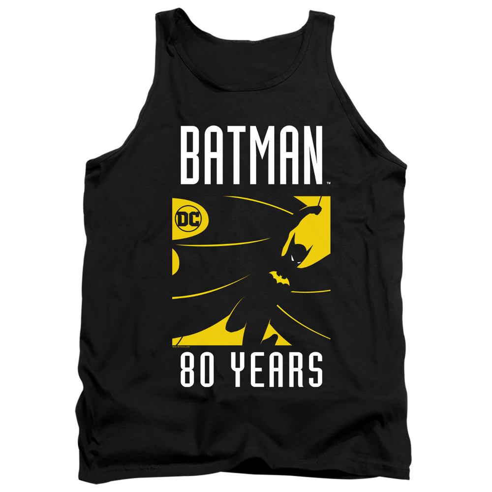 Batman Silhouette-Adult Tank Top, Black - 2X