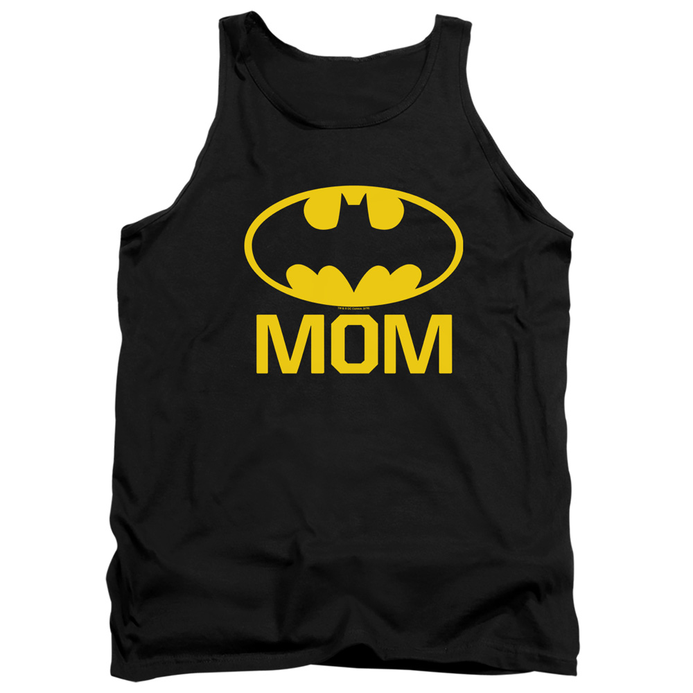 Batman Bat Mom Adult Tank Top, Black - Large
