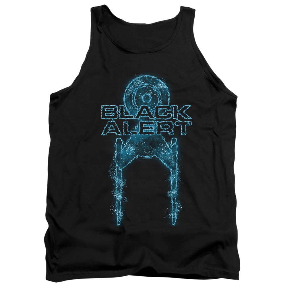 Star Trek Discovery & Black Alert-Adult Tank Top, Black - Medium