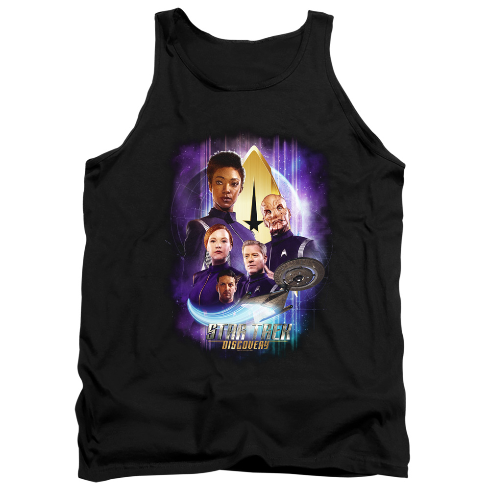 Star Trek Discovery & Discoverys Finest-Adult Tank Top, Black - Medium