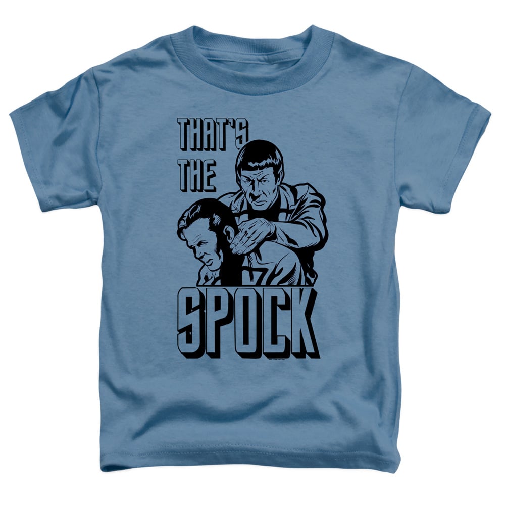 Star Trek & Thats The Spock-Short Sleeve Toddler Tee, Carolina Blue - Medium 3T
