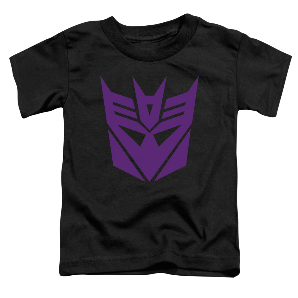 Transformers & Decepticon - Short Sleeve Toddler Tee, Black - Medium 3T