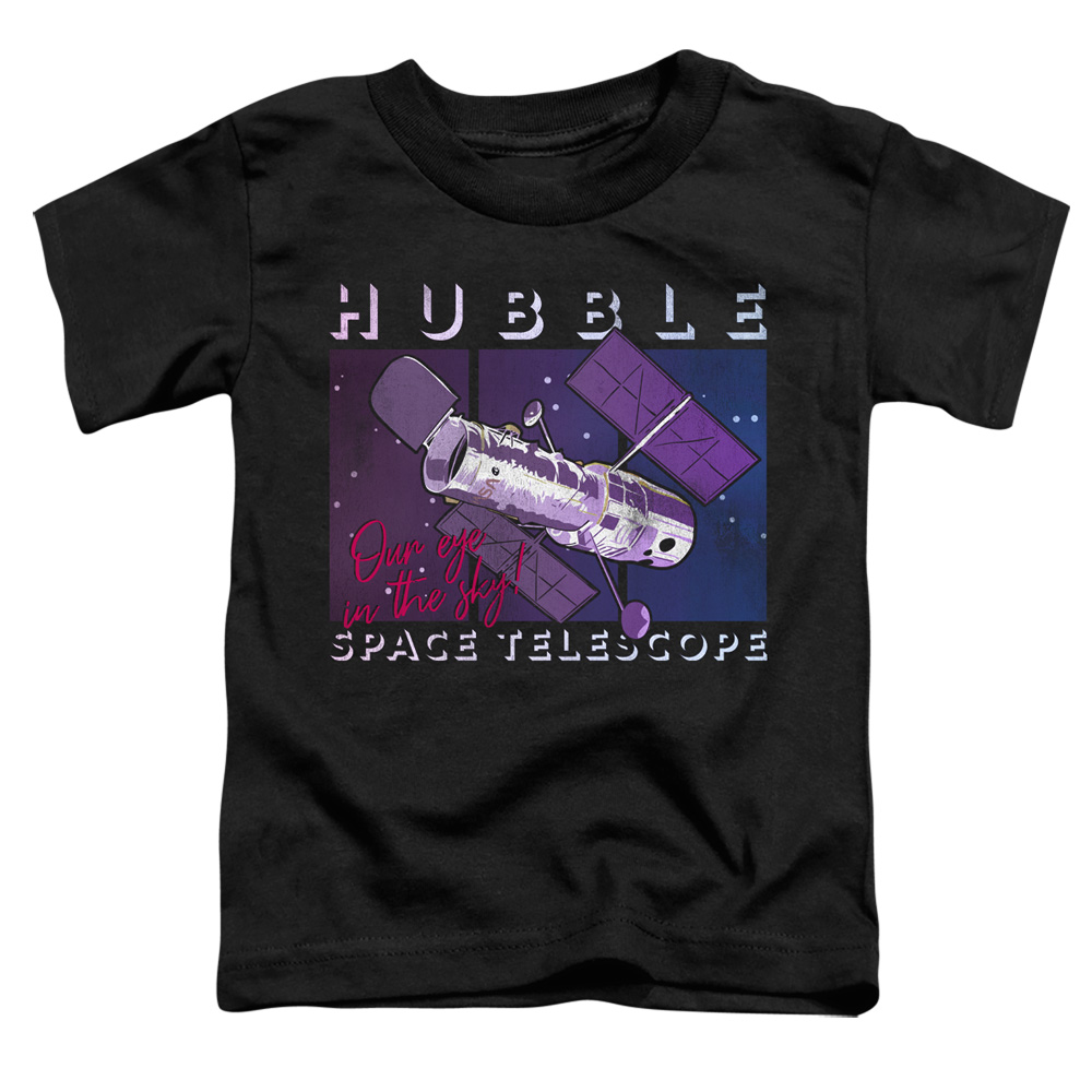 NASA & Eye in the Sky-Short Sleeve Toddler Tee, Black - Small 2T