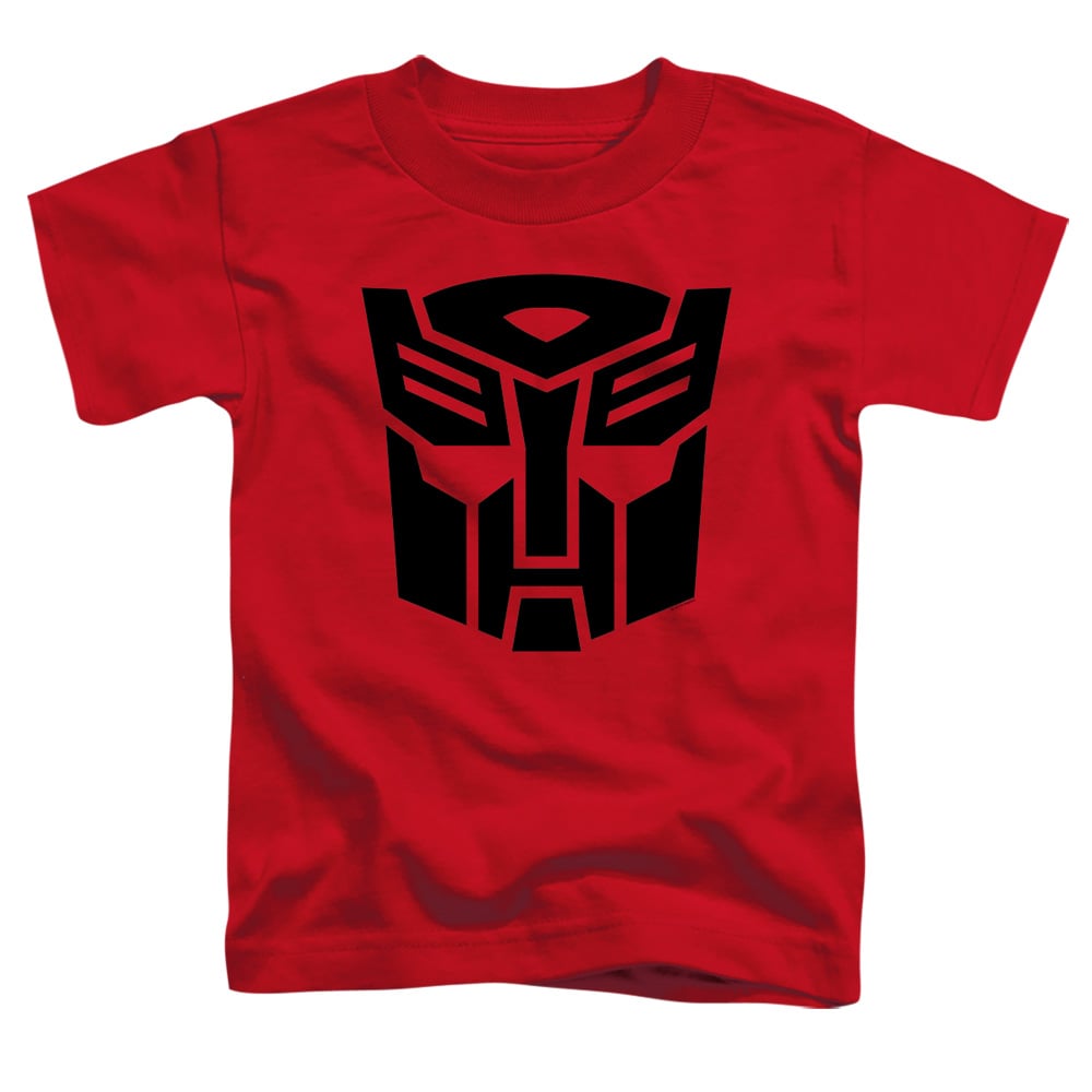 Transformers & Autobot-Short Sleeve Toddler Tee, Red - Small 2T