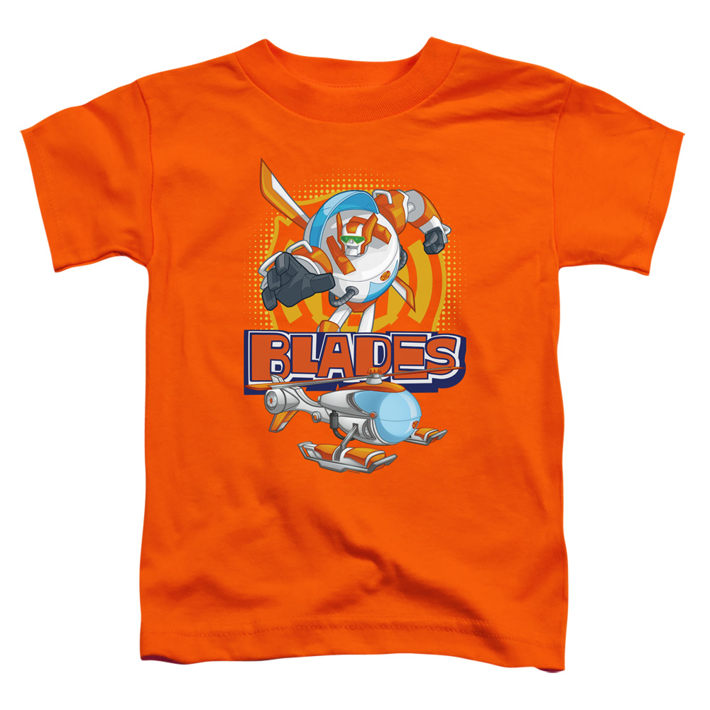 Transformers & Blades-Short Sleeve Toddler Tee, Orange - Medium 3T
