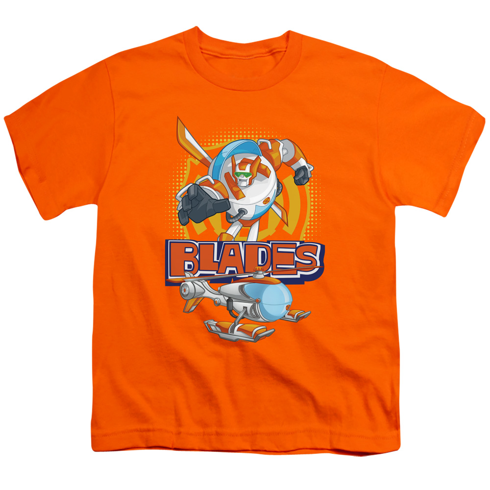 Transformers & Blades-Short Sleeve Youth 18-1 T-Shirt, Orange - Medium