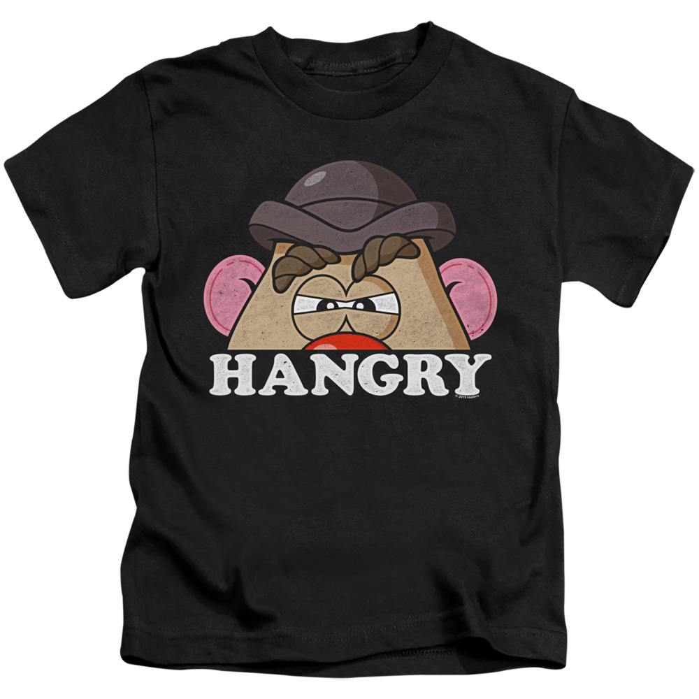 Mr Potato Head & Hangry-Short Sleeve Juvenile 18-1 T-Shirt, Black - Small 4