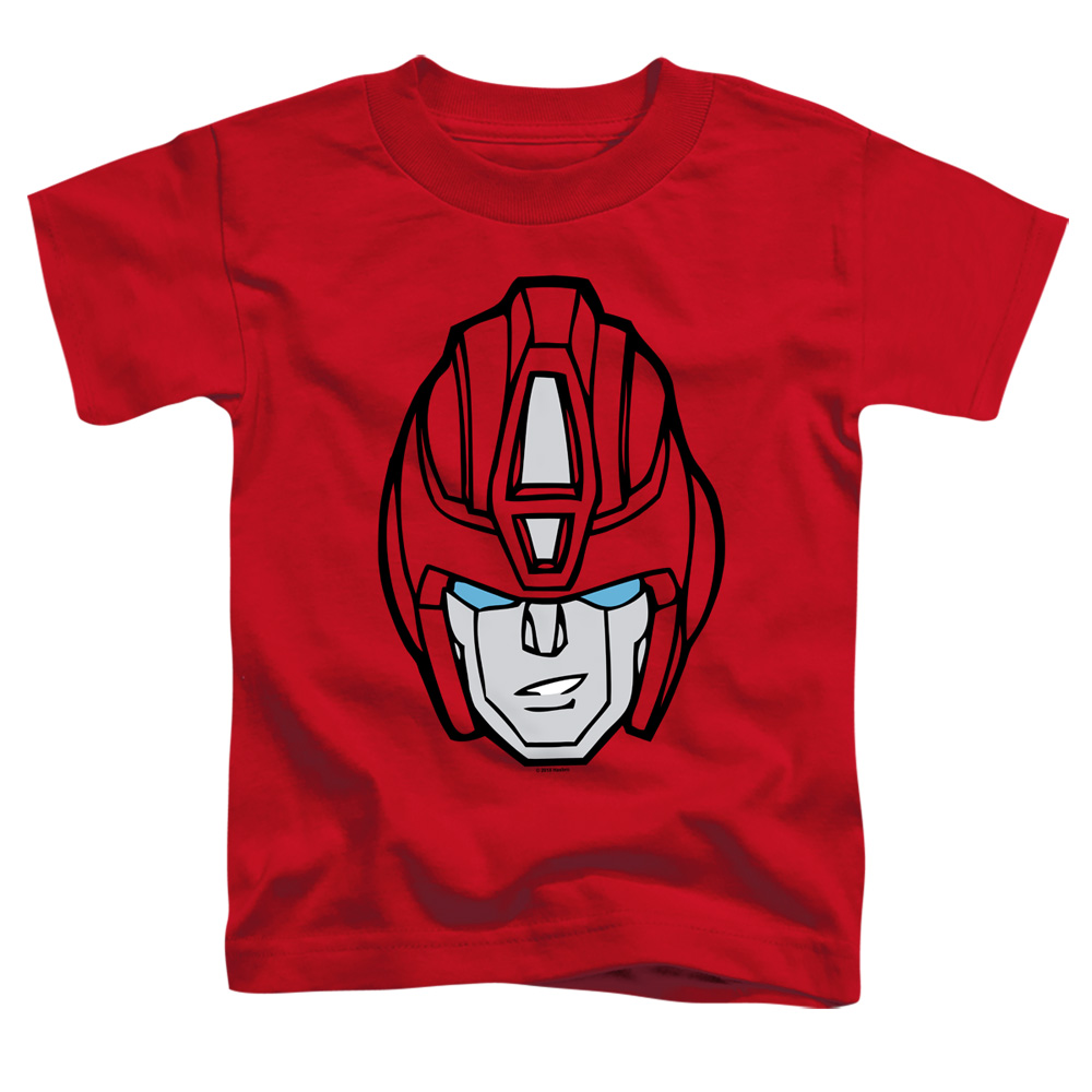 Transformers & Hot Rod Head-Short Sleeve Toddler Tee, Red - Large 4T