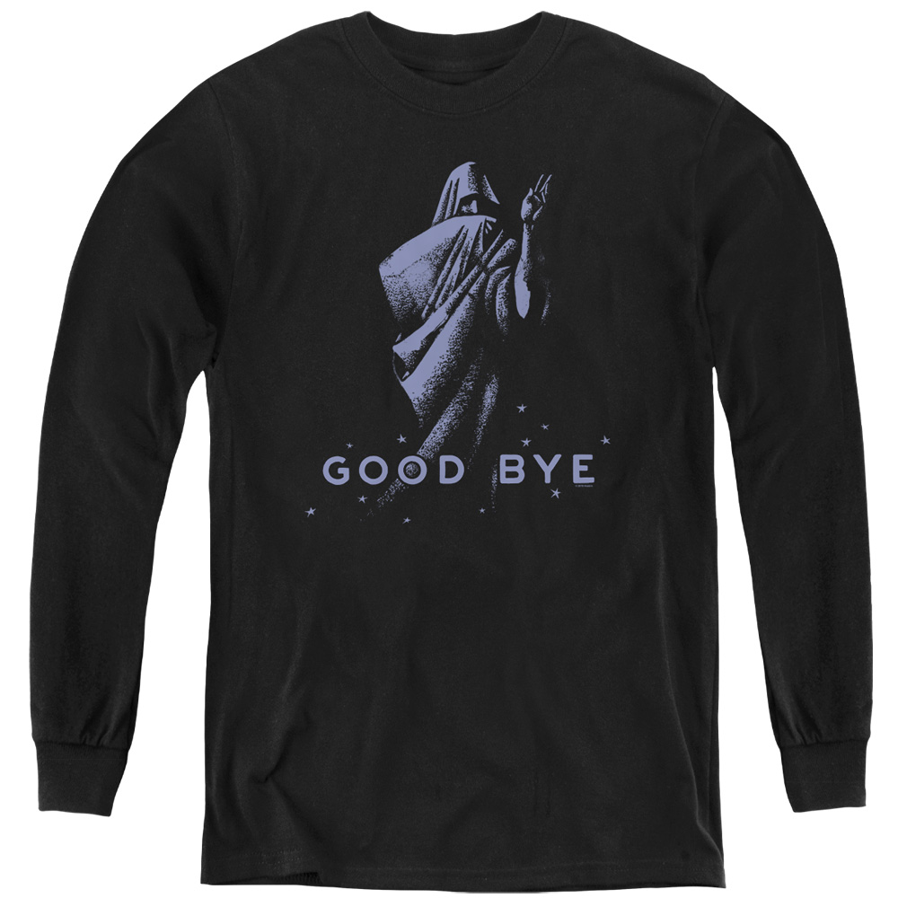 Ouija & Good Bye-Youth Long Sleeve T-Shirt, Black - Medium