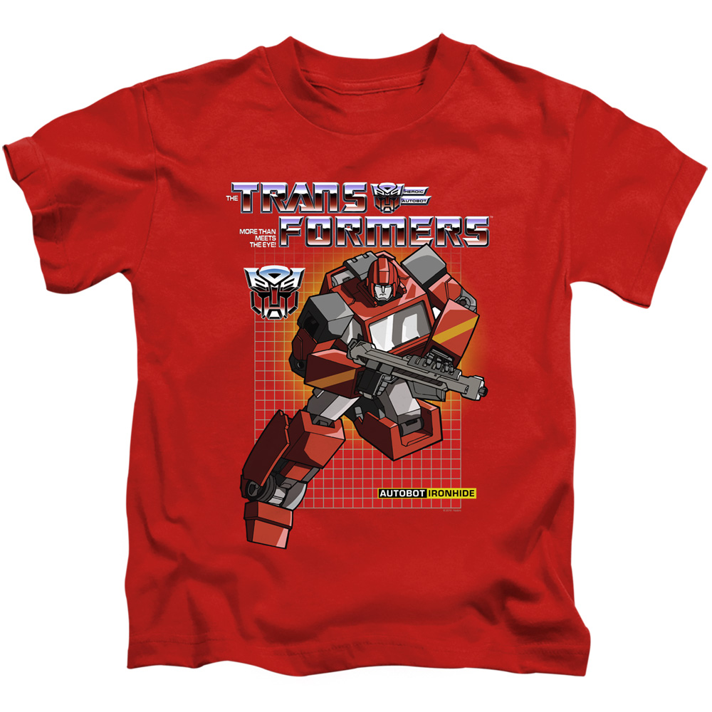 Transformers & Ironhide-Short Sleeve Juvenile 18-1 T-Shirt, Red - Large 7