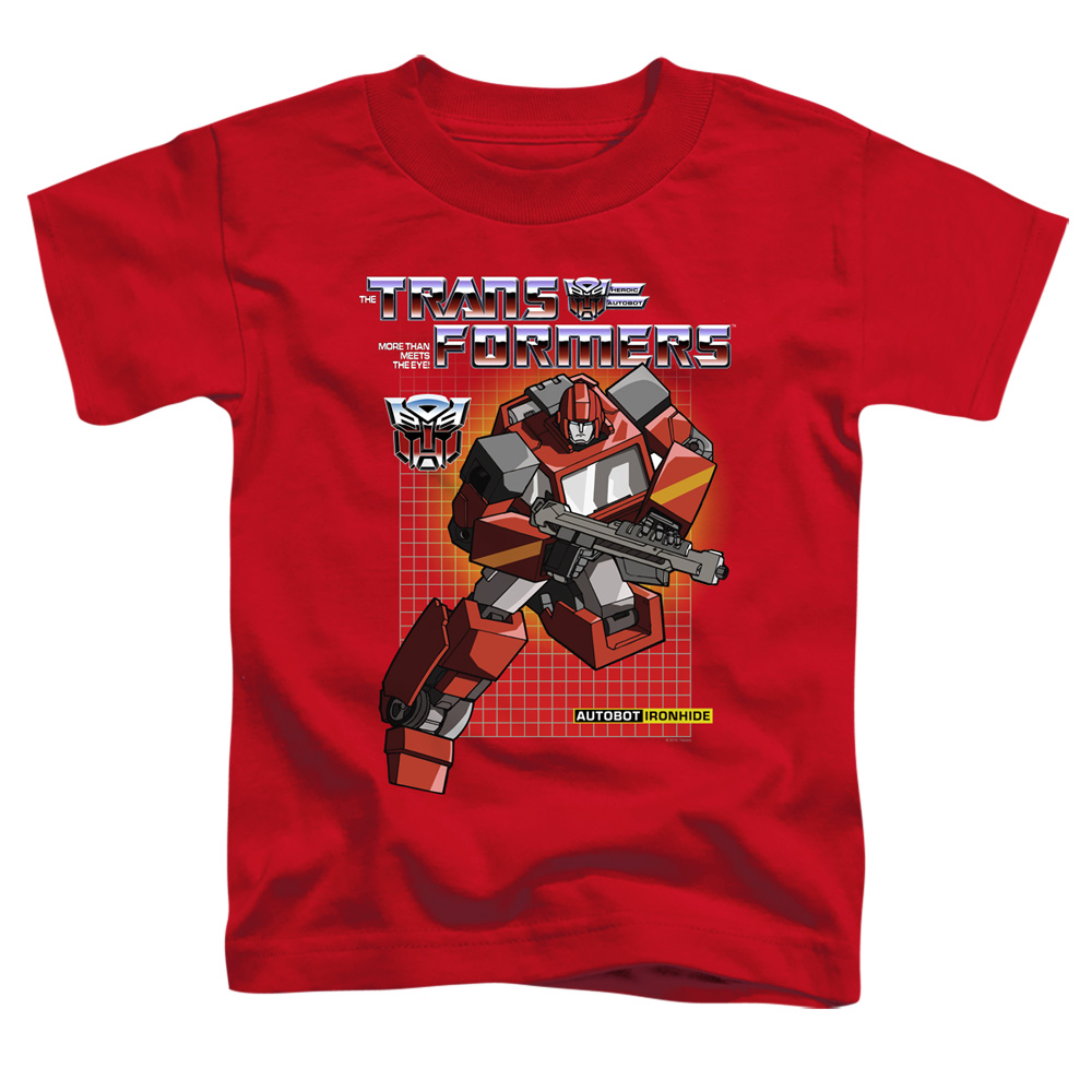 Transformers & Ironhide-Short Sleeve Toddler Tee, Red - Large 4T