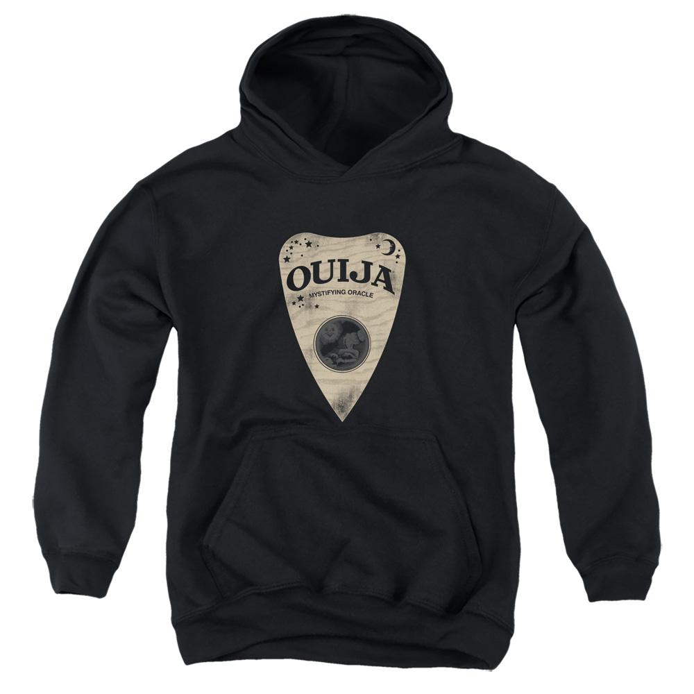 Ouija & Planchette-Youth Pull-Over Hoodie, Black - Small