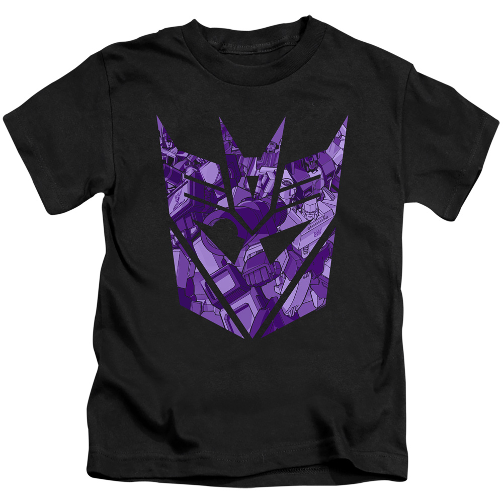 Transformers & Tonal Decepticon-Short Sleeve Juvenile 18-1 T-Shirt, Black - Small 4