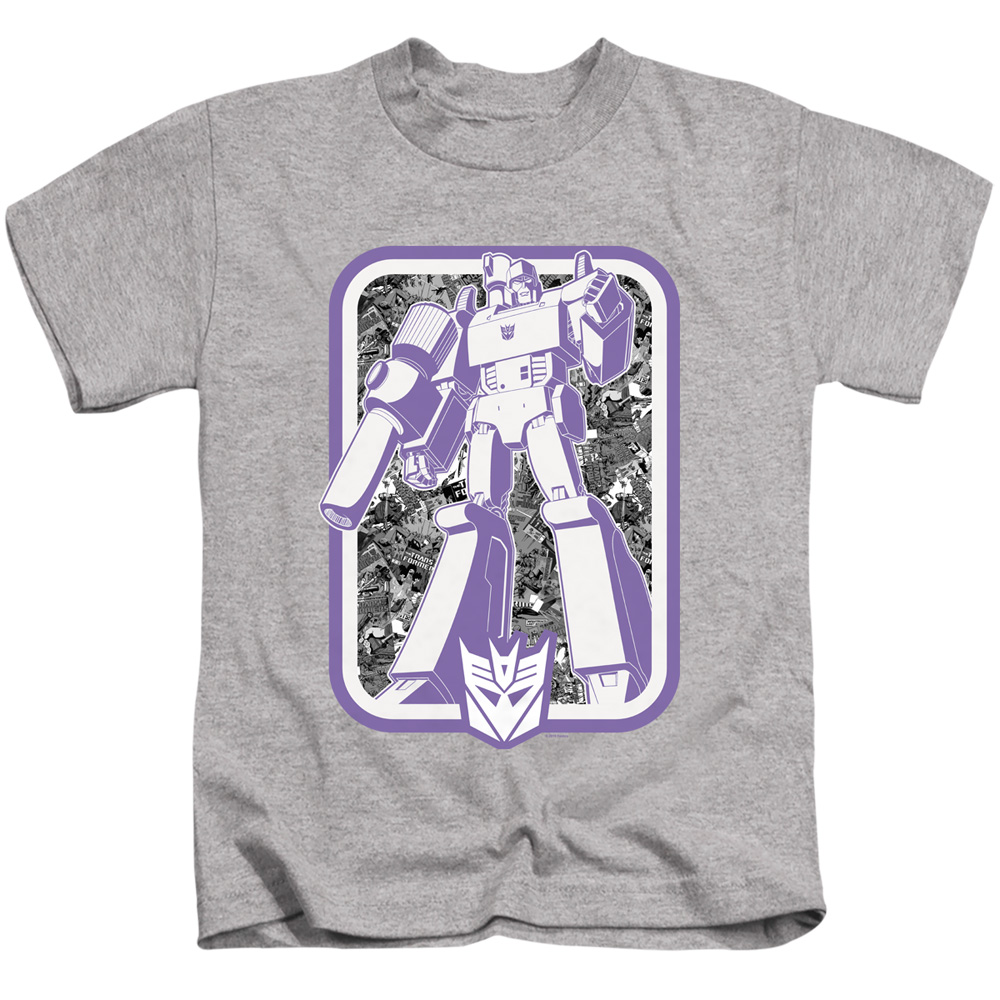 Transformers & Decepticon-Short Sleeve Juvenile 18-1 T-Shirt, Athletic Heather - Large 7