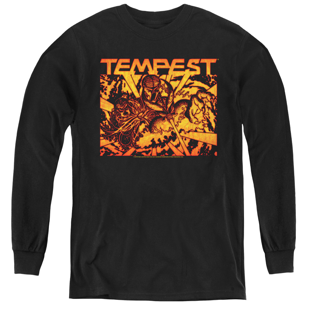 Atari & Demon Reach-Youth Long Sleeve Tee, Black - Medium