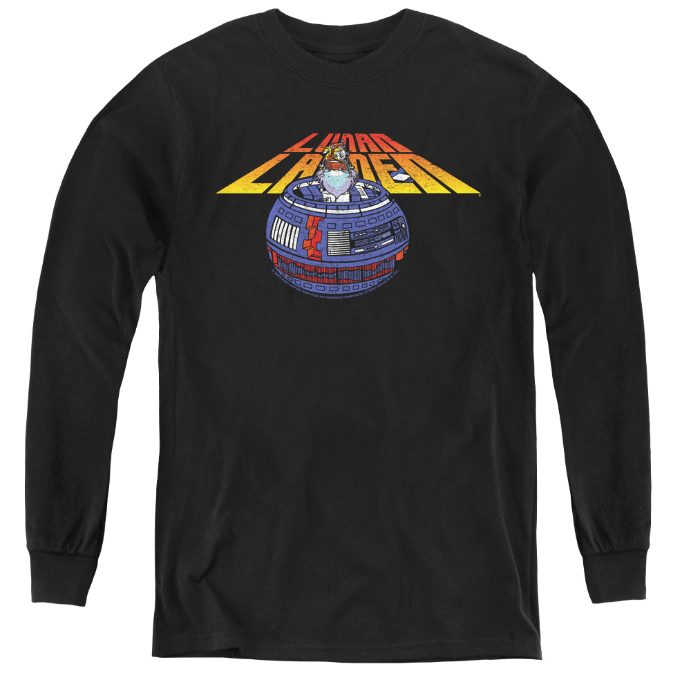 Atari & Lunar Globe-Youth Long Sleeve Tee, Black - Extra Large