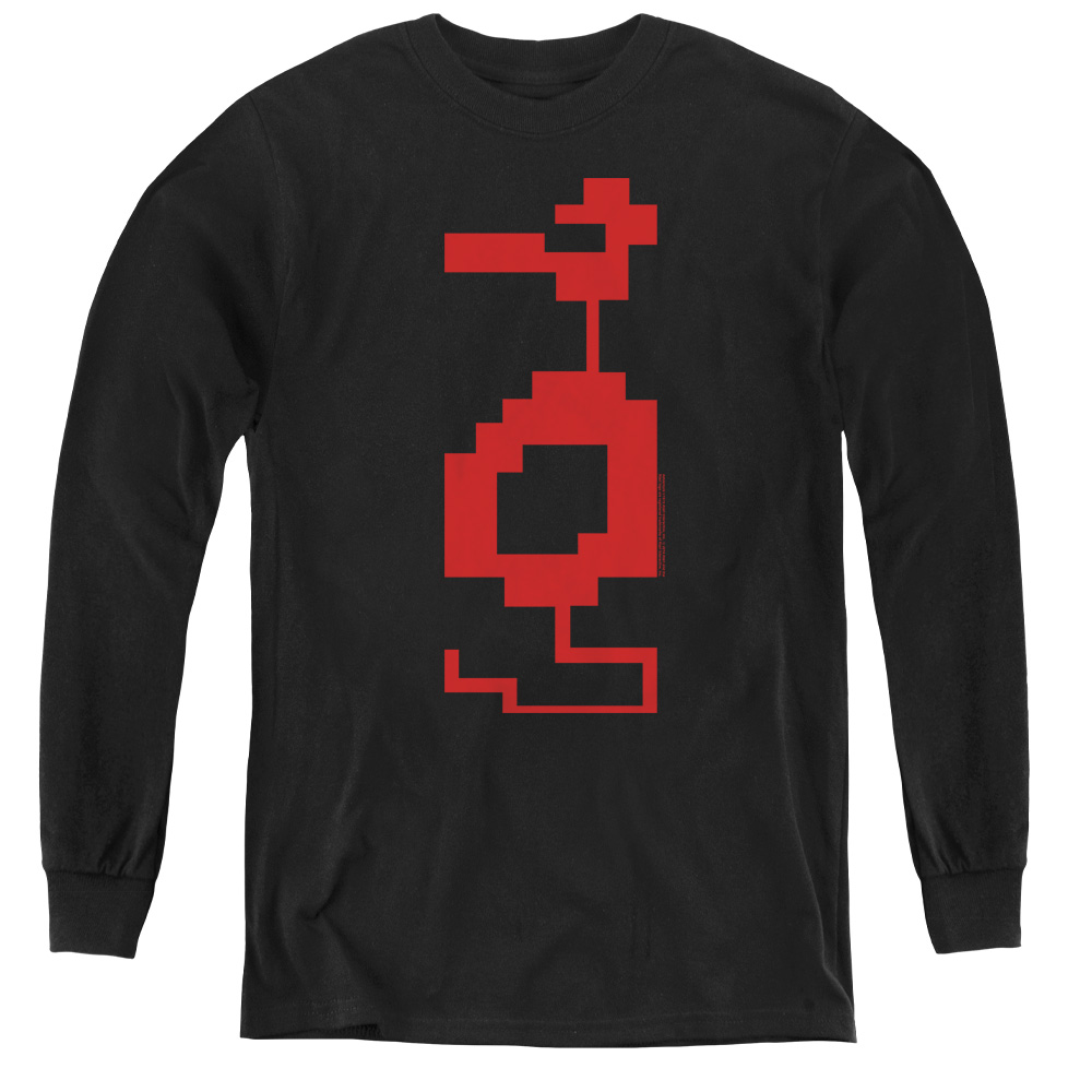 Atari & Dragon-Youth Long Sleeve Tee, Black - Small