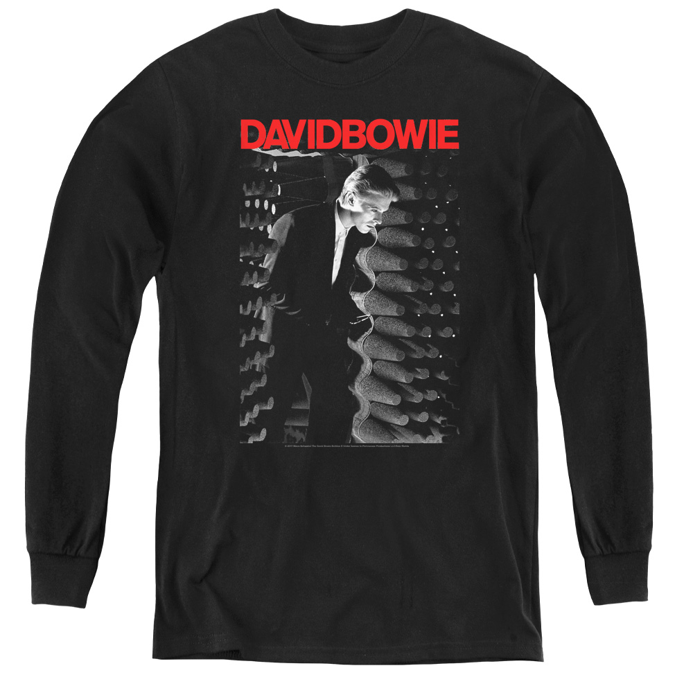 David Bowie & Station To Station-Youth Long Sleeve Tee, Black - Small