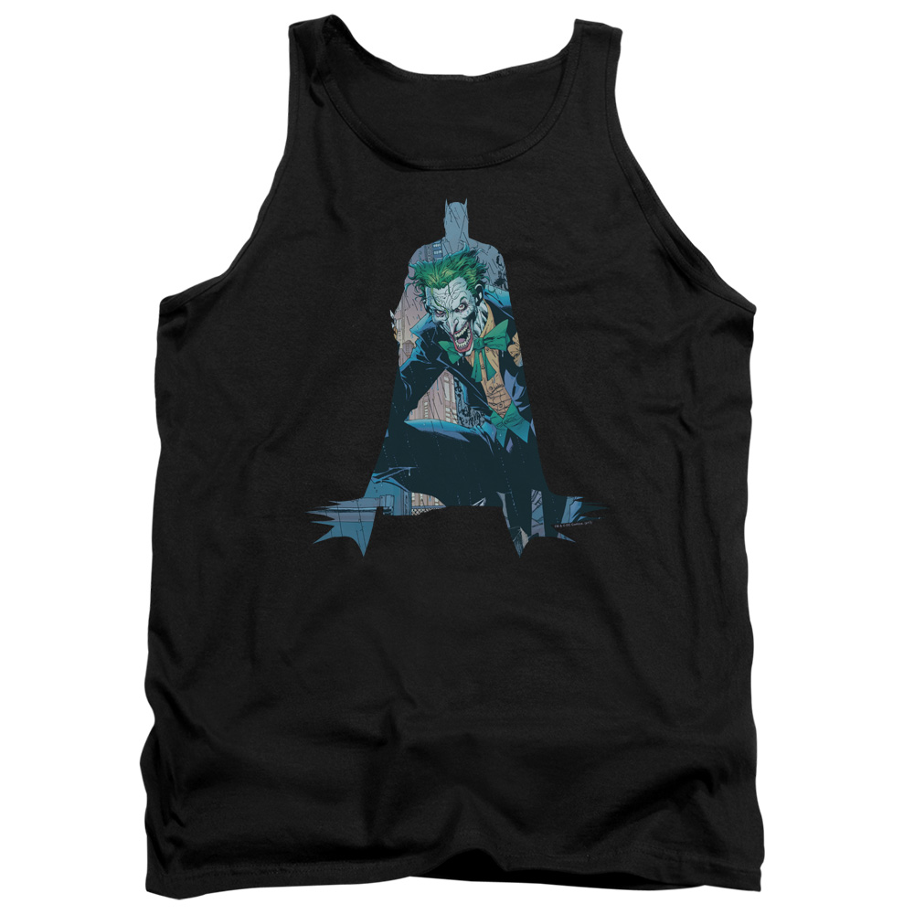 Batman & Scene Inside-Adult Tank Top, Black - Extra Large