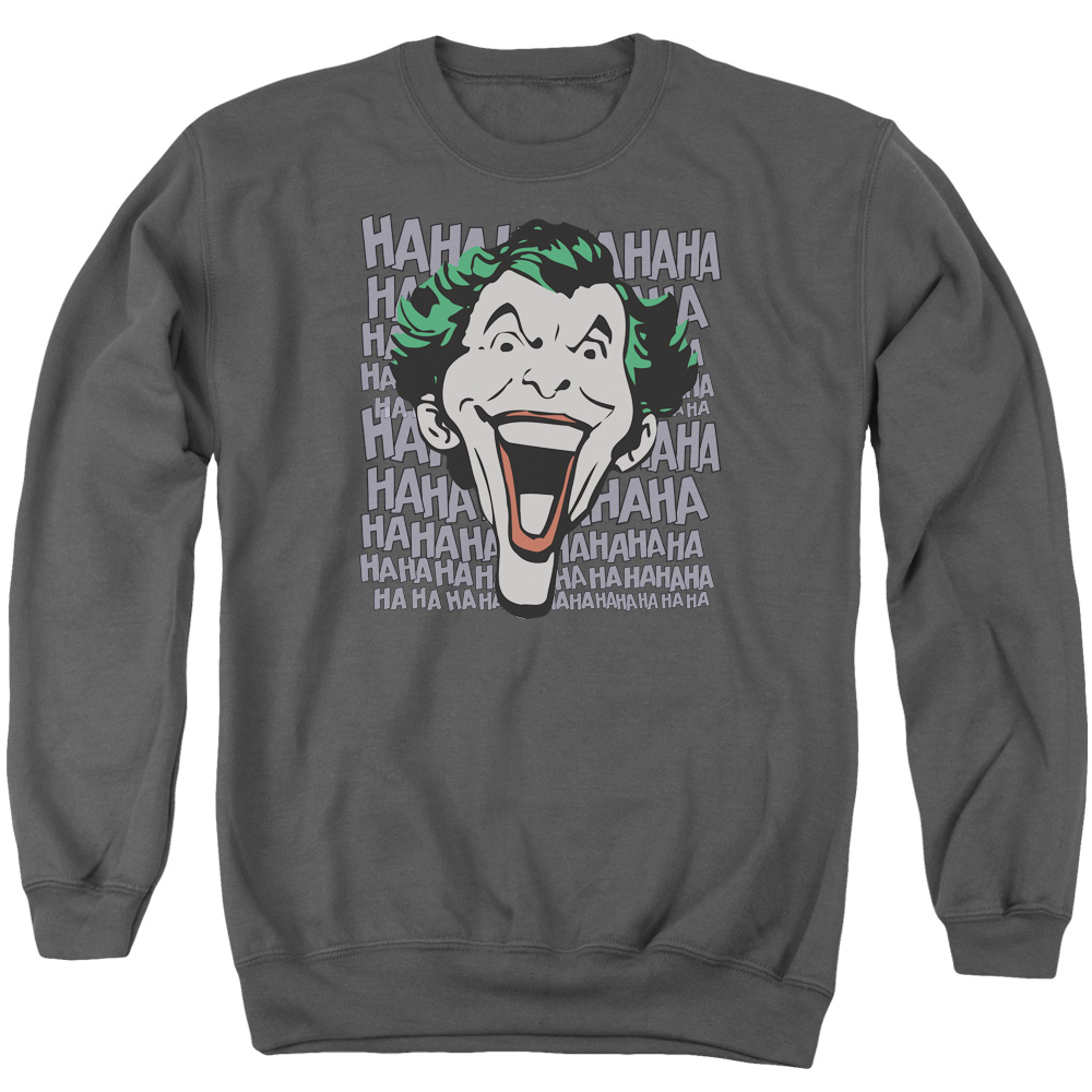 DC & Dastardly Merriment-Adult Crewneck Sweatshirt, Charcoal - Medium