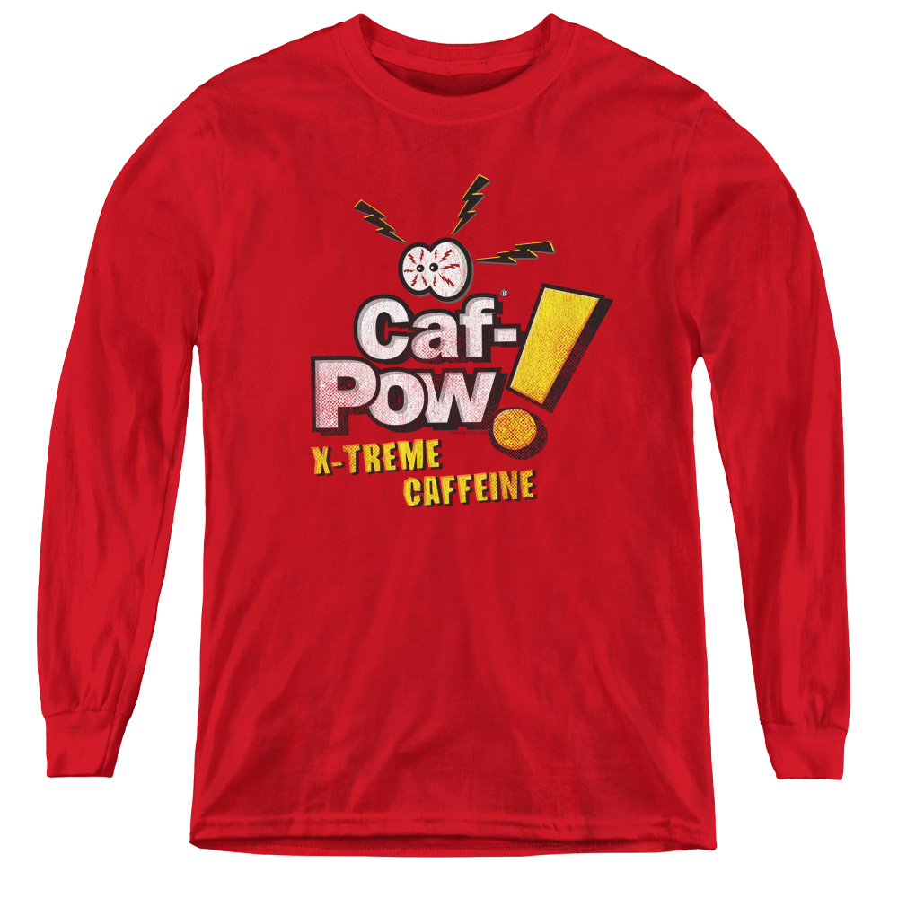 CBS1607-YL-3 Ncis & Strange-Youth Long Sleeve Tee, Red - Large
