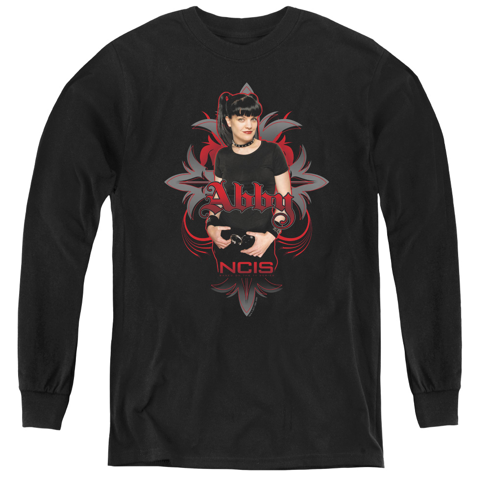 NCIS & Abby Gothic-Youth Long Sleeve Tee, Black - Medium