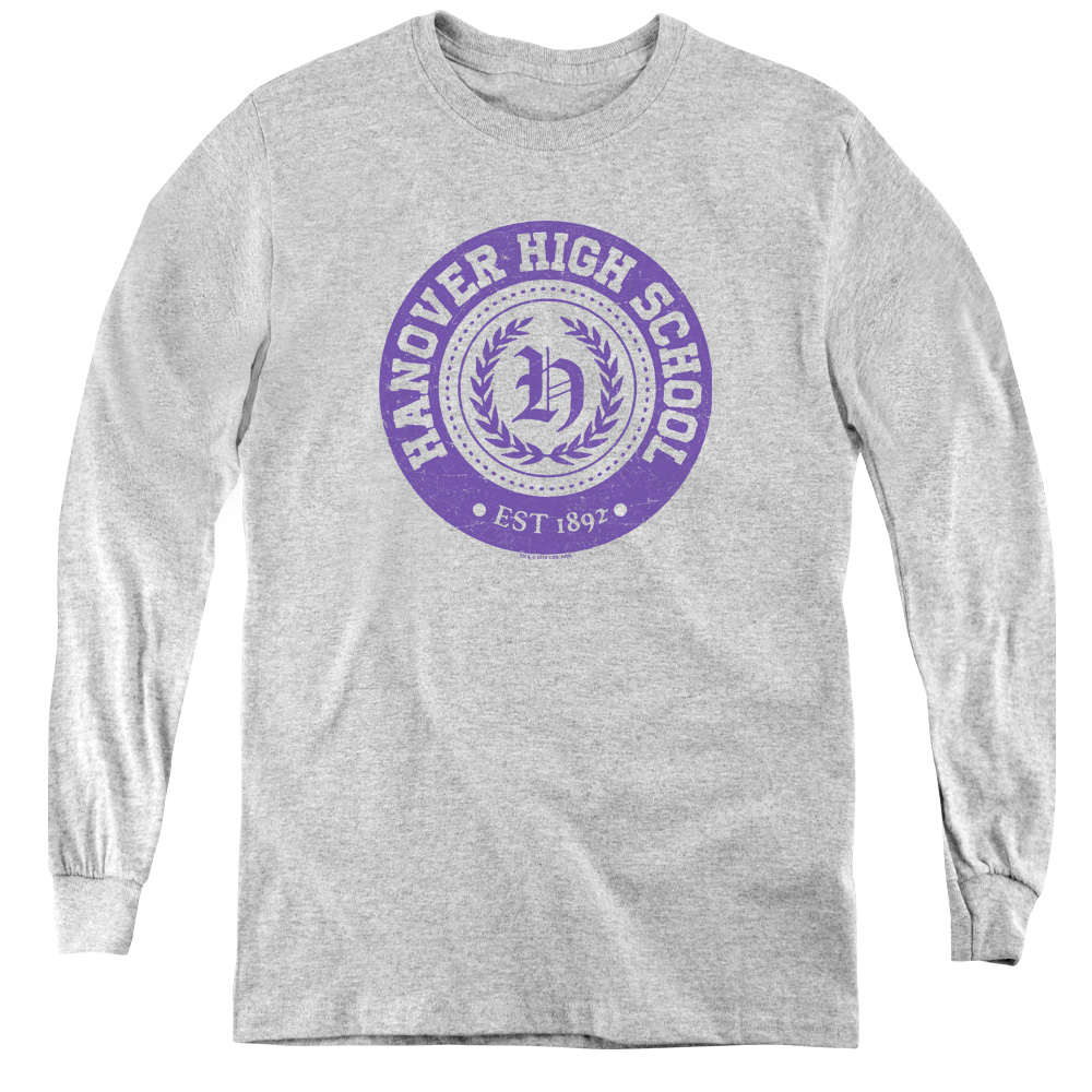 American Vandal & Hanover Seal-Youth Long Sleeve Tee, Athletic Heather - Medium