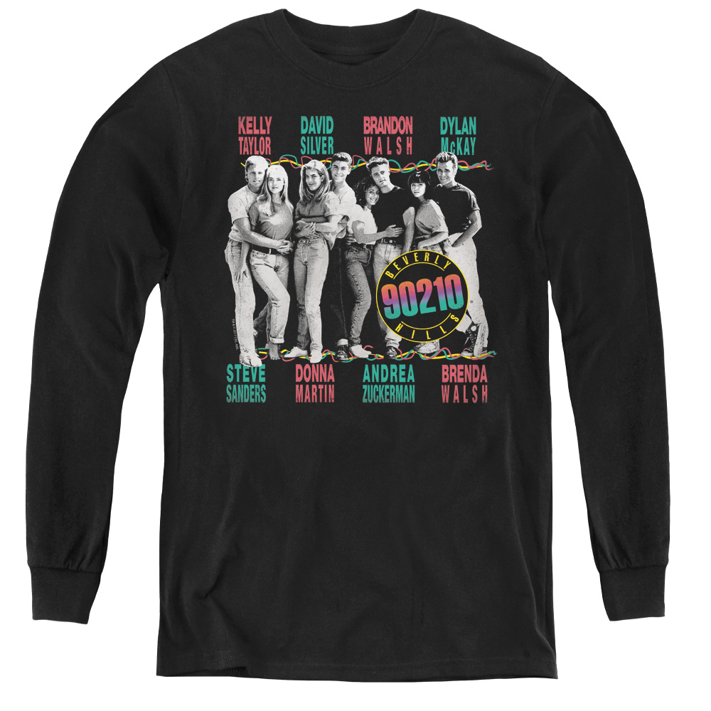 90210 & We Got It - Youth Long Sleeve Tee, Black - Large
