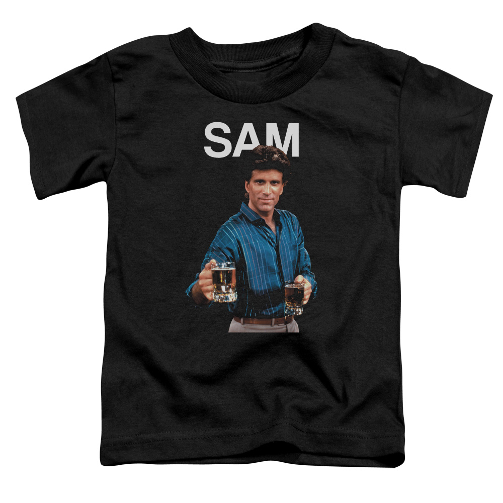 Cheers & Sam-Short Sleeve Toddler Tee, Black - Medium 3T